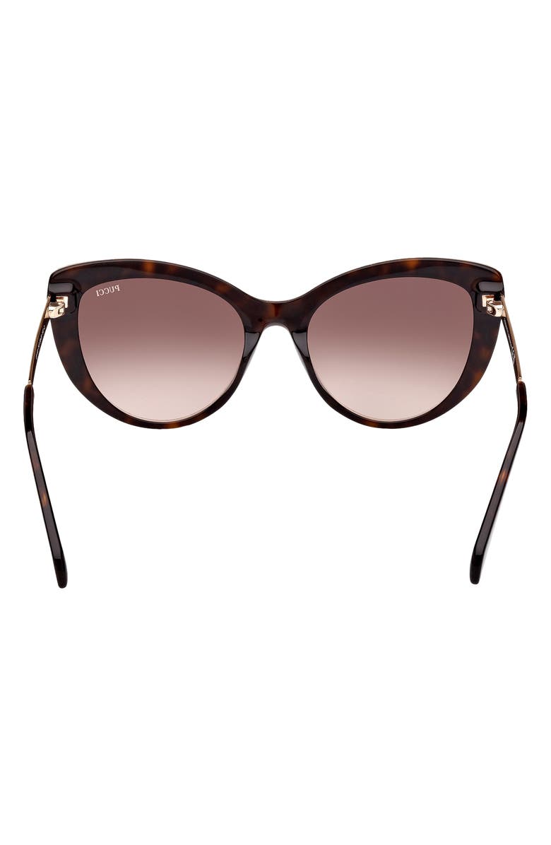 Emilio Pucci 56mm Cat Eye Sunglasses, Alternate, color, 