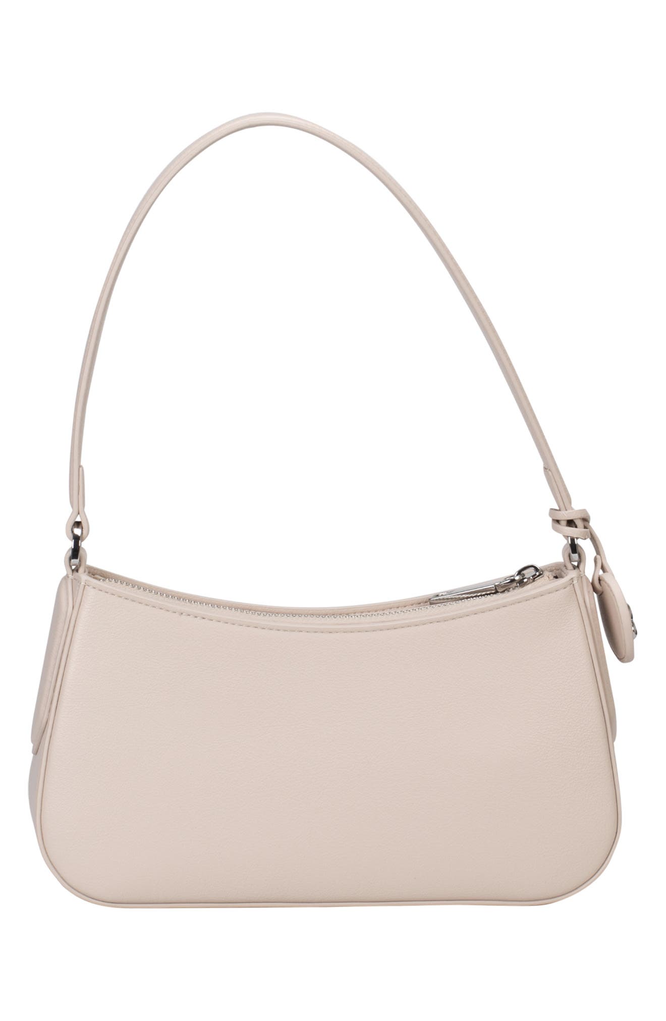 BOSS Liriel Faux Leather Hobo Bag, Alternate, color, Light Beige