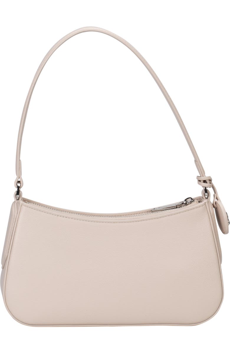BOSS Liriel Faux Leather Hobo Bag, Alternate, color, Light Beige