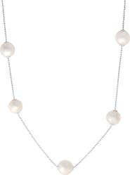 EFFY Sterling Silver & 11-12mm Freshwater Pearl Necklace