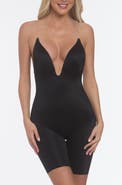 Dominique Intimates Unity U Plunge Low Back Thigh Shaping Bodysuit with Convertible Straps