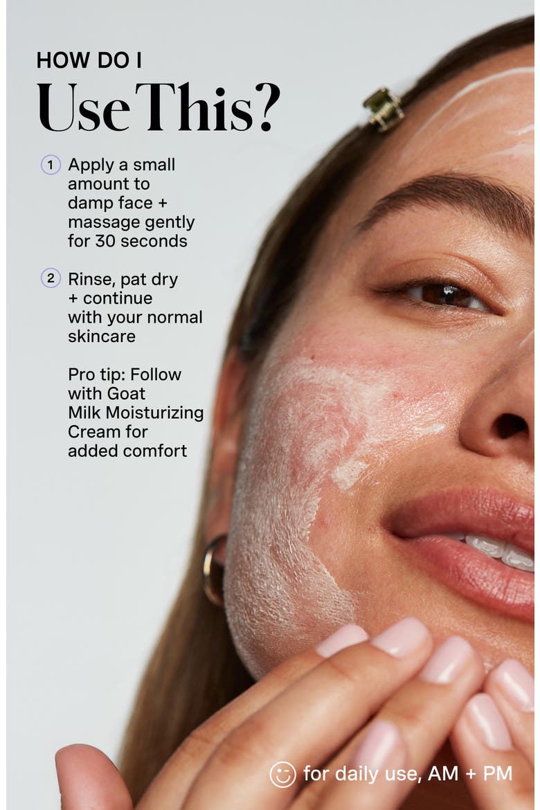 Goat Milk Cleanser, Alternate, color, NO COLOR