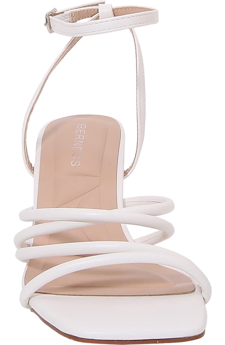 BERNESS Emmarie Tubular Strap Sandal, Alternate, color, White