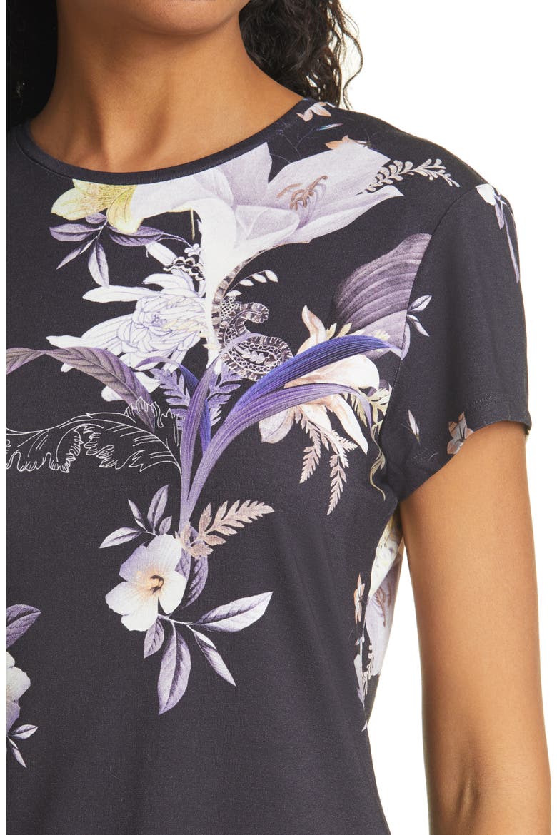 Decadence Print T-Shirt, Alternate, color, NAVY