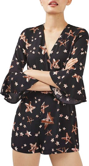 Topshop Star Print Romper | Nordstrom