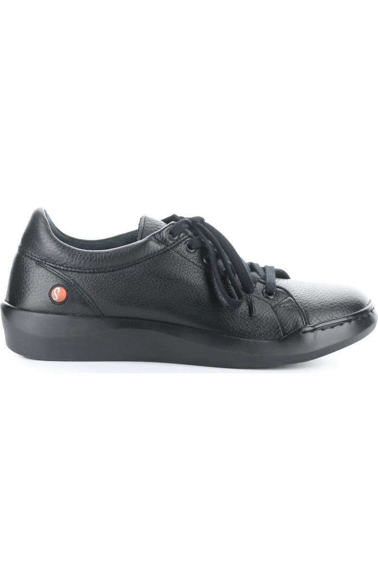 Softinos by Fly London Baio Sneaker, Alternate, color, 000 Black Floater Leather