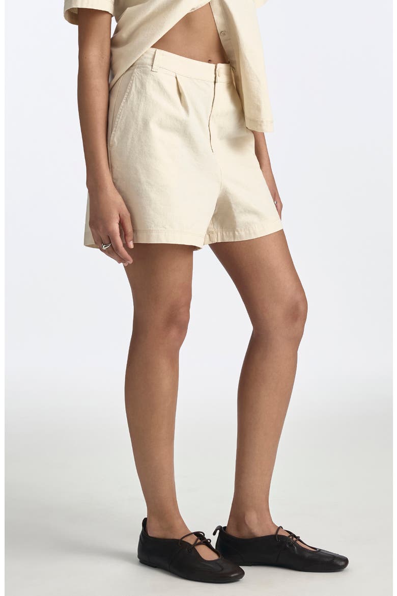 Cotton & Hemp Shorts, Alternate, color, SANDSHELL