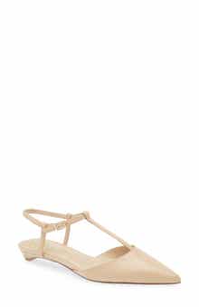 Vince Camuto Varena Ankle Strap Pointed Toe Flat