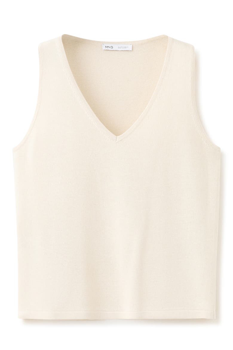 V-Neck Knit Top, Alternate, color, SAND