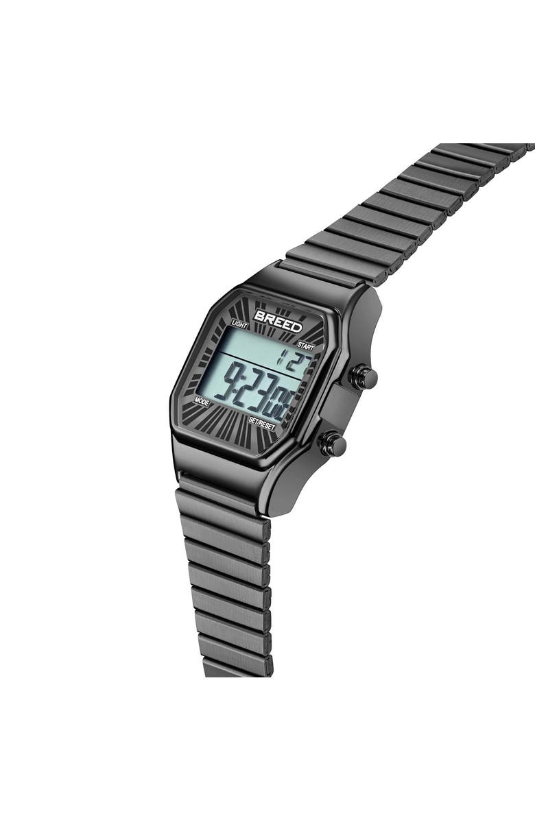 BREED Terra Digital Watch, Alternate, color, Black