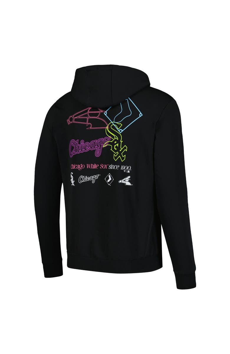 LEVELWEAR Men's Levelwear Black Chicago White Sox Podium Vintage Pullover Hoodie, Alternate, color, Black