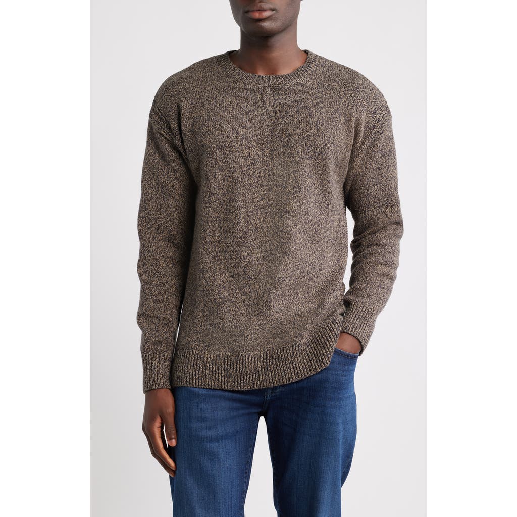 Rails Bryce Cotton Blend Sweater In Brown