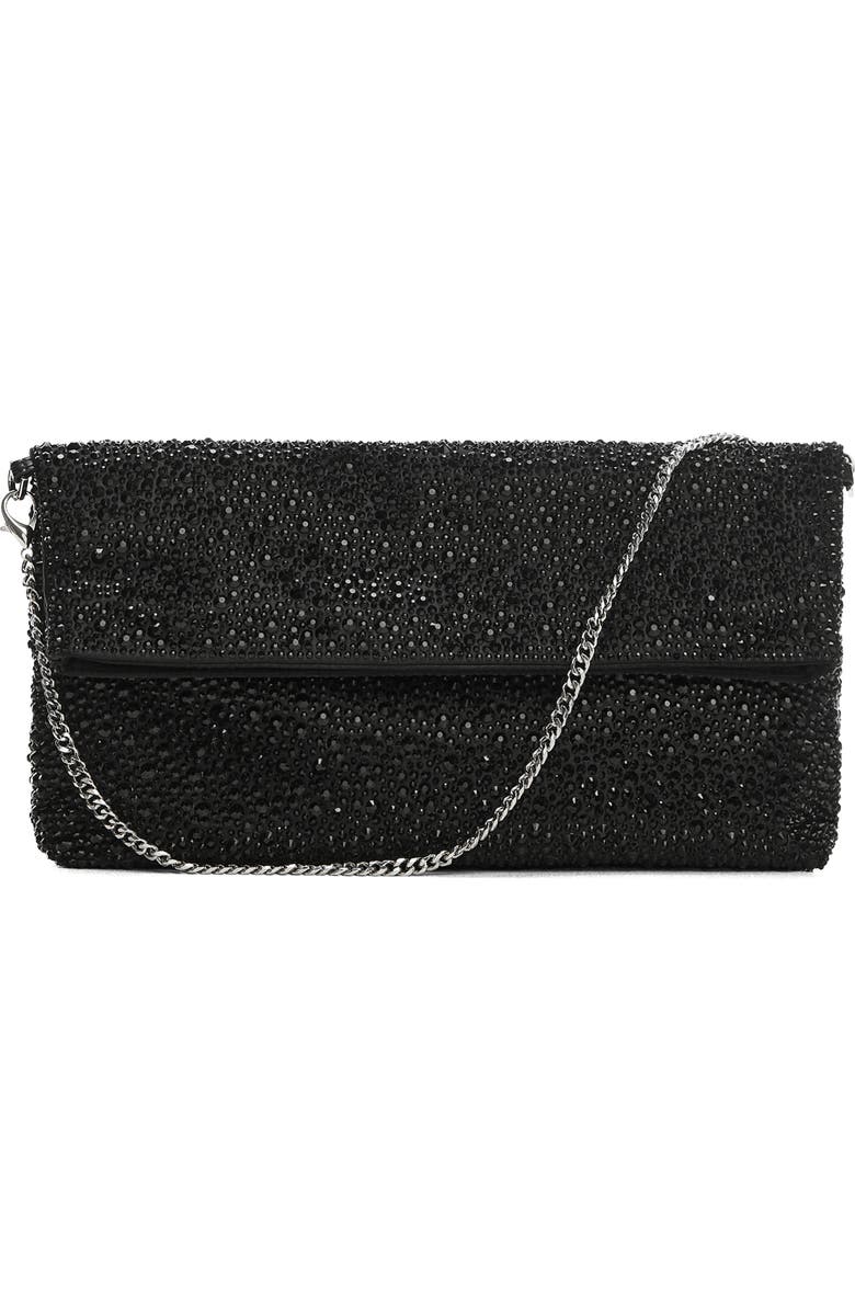 MANGO Crystal Chain Strap Handbag, Main, color,