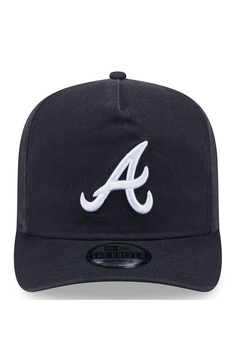 New Era Men's New Era  Navy Atlanta Braves 2025 Jackie Robinson Day Golfer Adjustable Hat, Alternate, color, 
