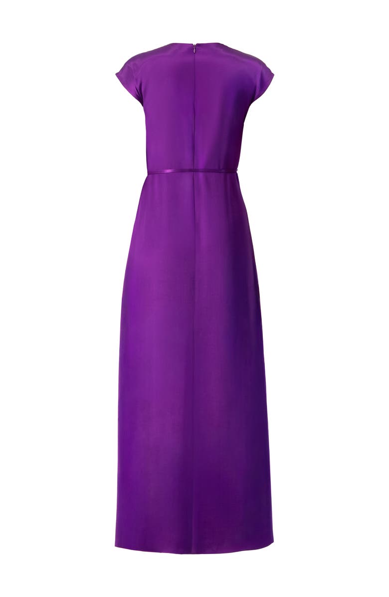 IVONNE Sleeveless Satin Long Dress, Alternate, color, Purple