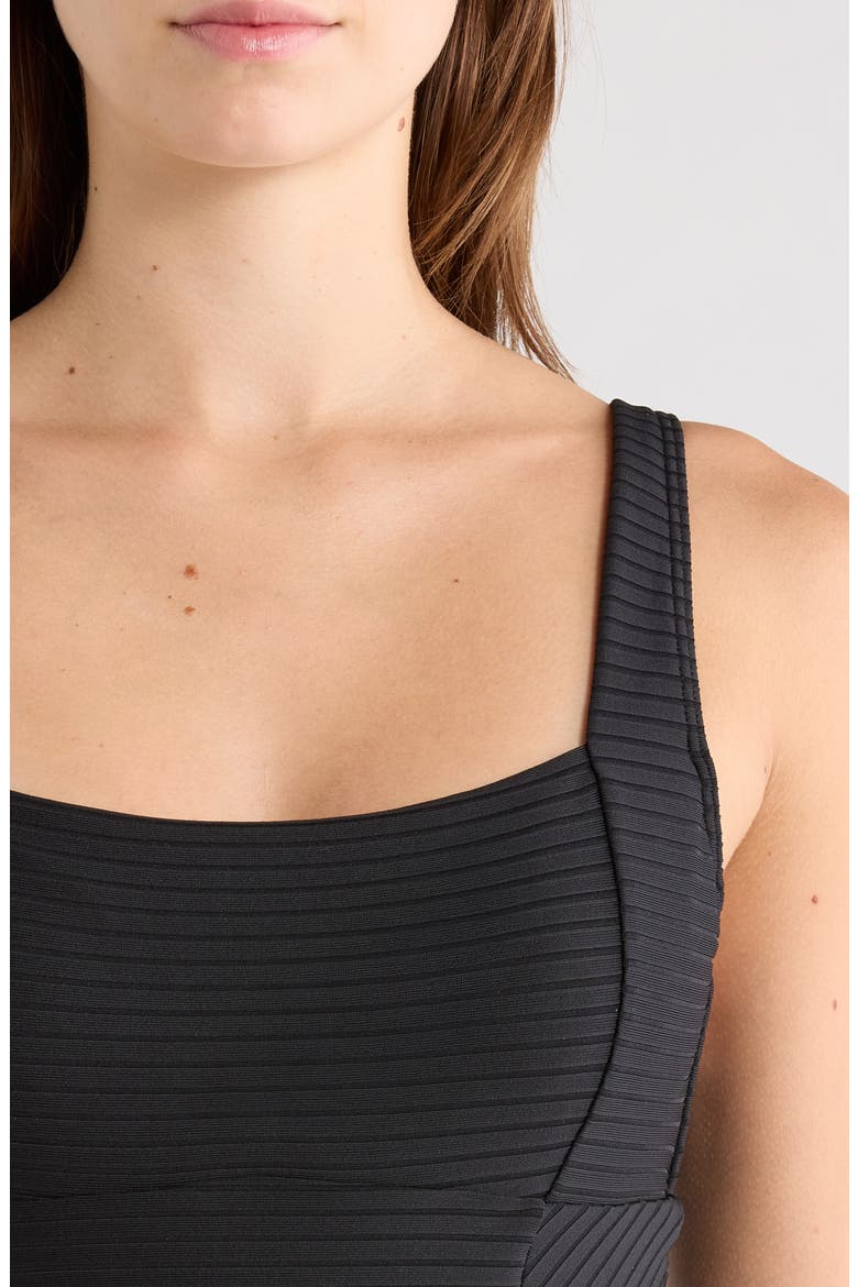 Premium D- & D-Cup One-Piece Swimsuit, Alternate, color, BLACK