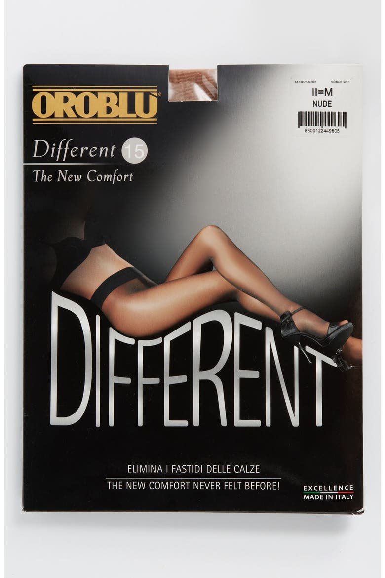 Different Comfort Pantyhose, Alternate, color, NUDE