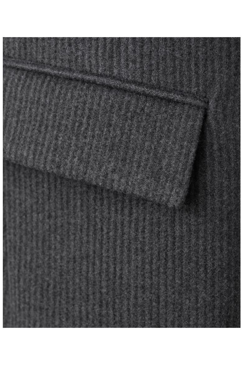 Striped Fleece Jacket, Alternate, color, GREY