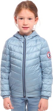 Rokka&Rolla Kids' Ultra Light Quilt Packable Down Jacket