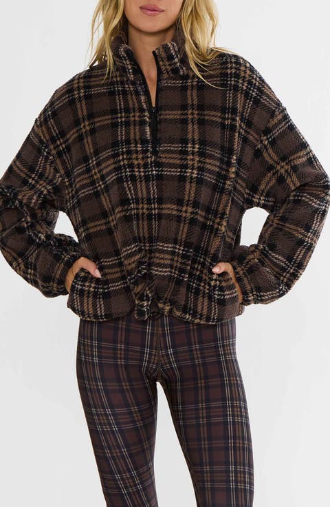 Leona Check Fleece Jacket