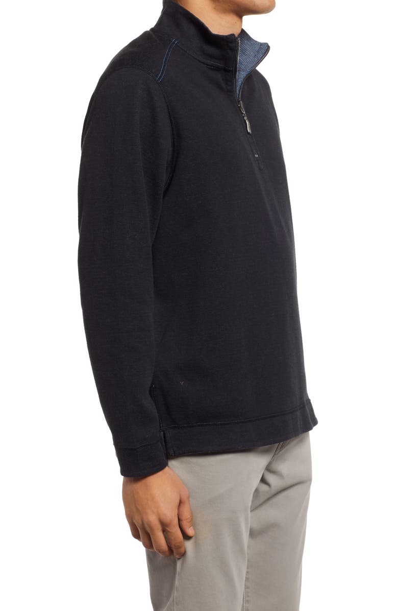 Tommy Bahama Men's Alpine View Reversible Half Zip Pullover, Alternate, color,