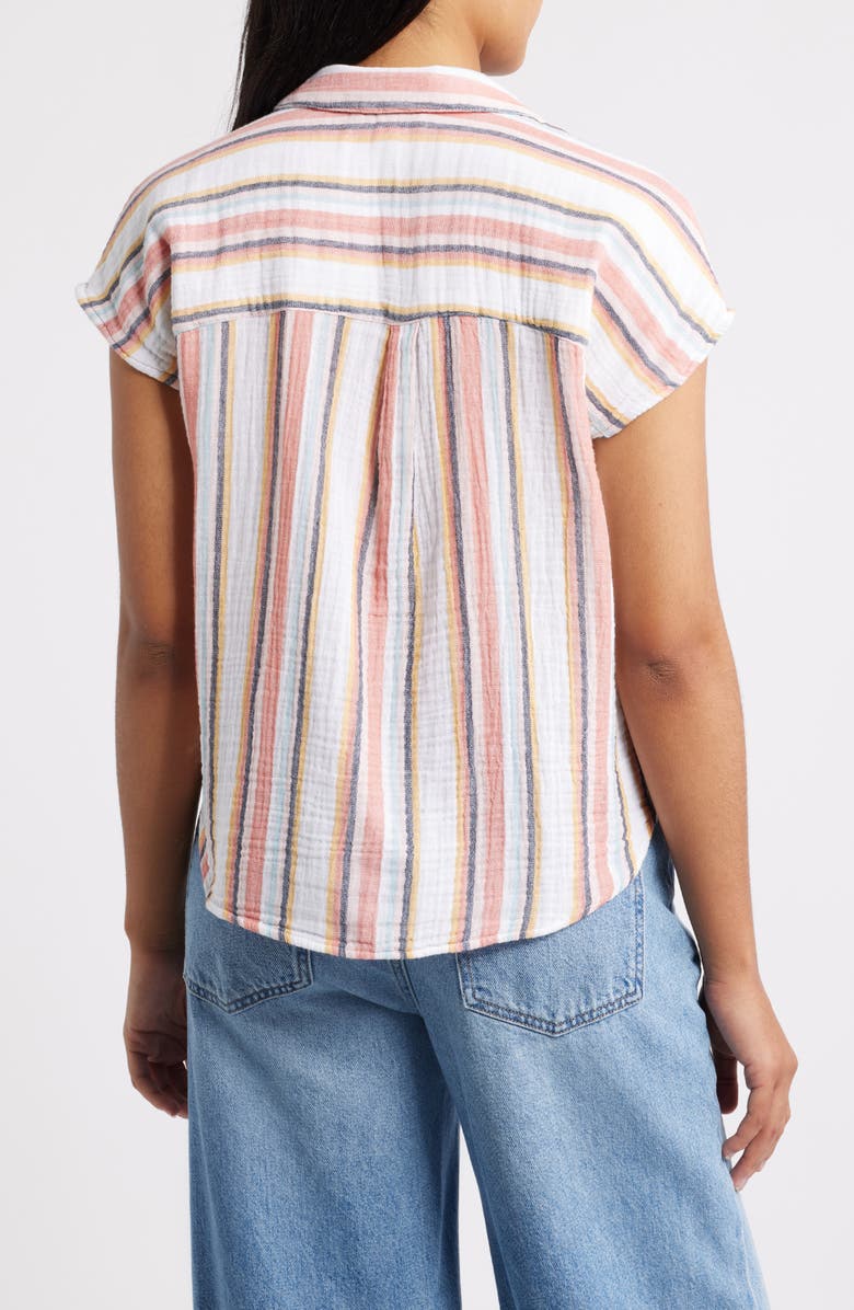 beachlunchlounge Gem Stripe Shirt, Alternate, color, On Vacation