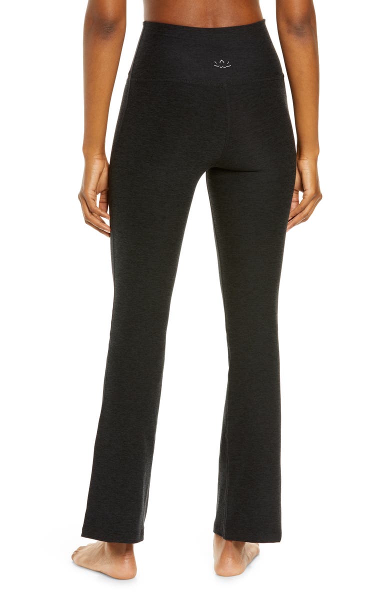 Beyond Yoga Practice Space Dye High Waist Pants, Alternate, color, Darkest Night