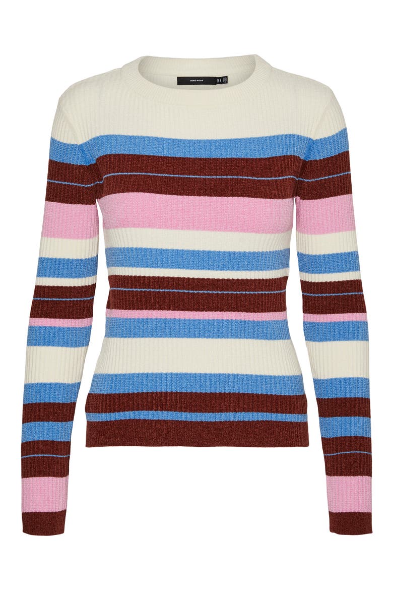 Chili Stripe Sweater, Main, color, BIRCH STRIPES BLUE