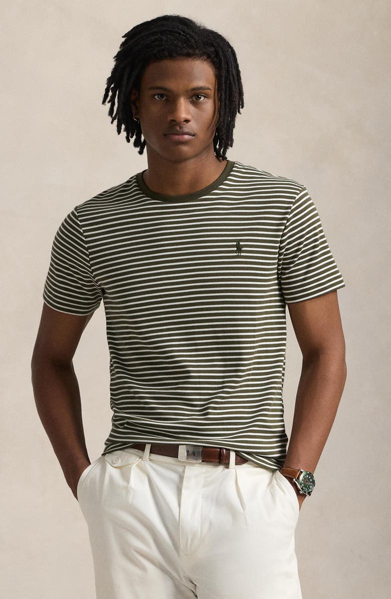 Polo Ralph Lauren Stripe Cotton T-Shirt, Alternate, color, 