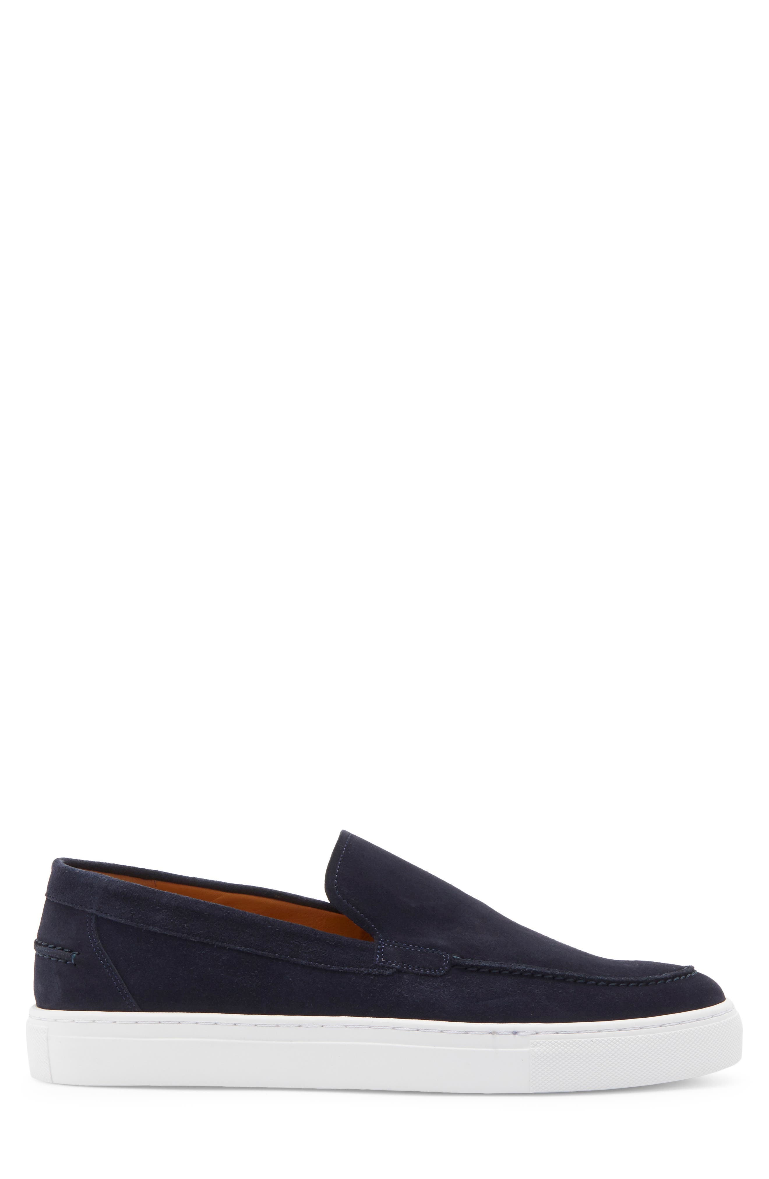 Magnanni Johnny Venetian Loafer, Alternate, color, Navy