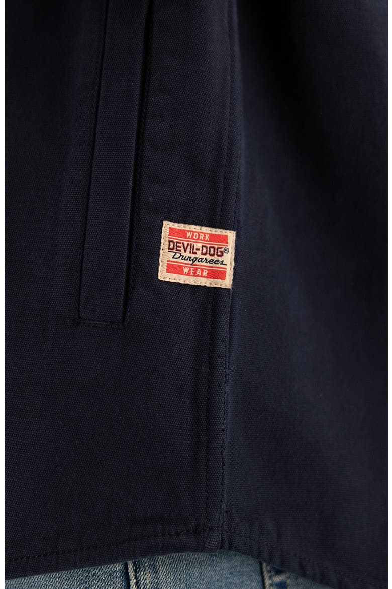 Cotton Canvas Shirt Jacket, Alternate, color, NIGHT SKY