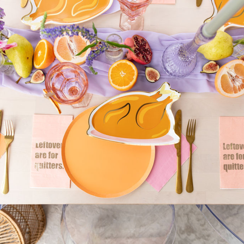 Jollity & Co Shade Collection Dinner Plates In Apricot