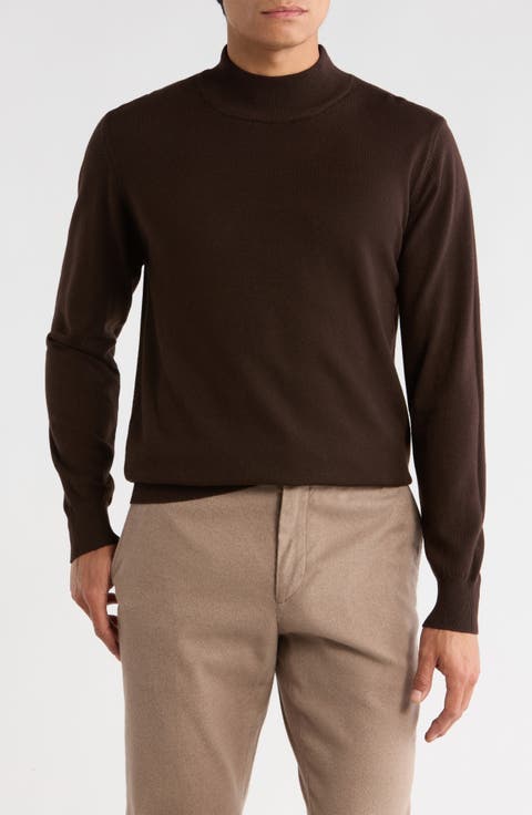 Slim Fit Mock Neck Sweater