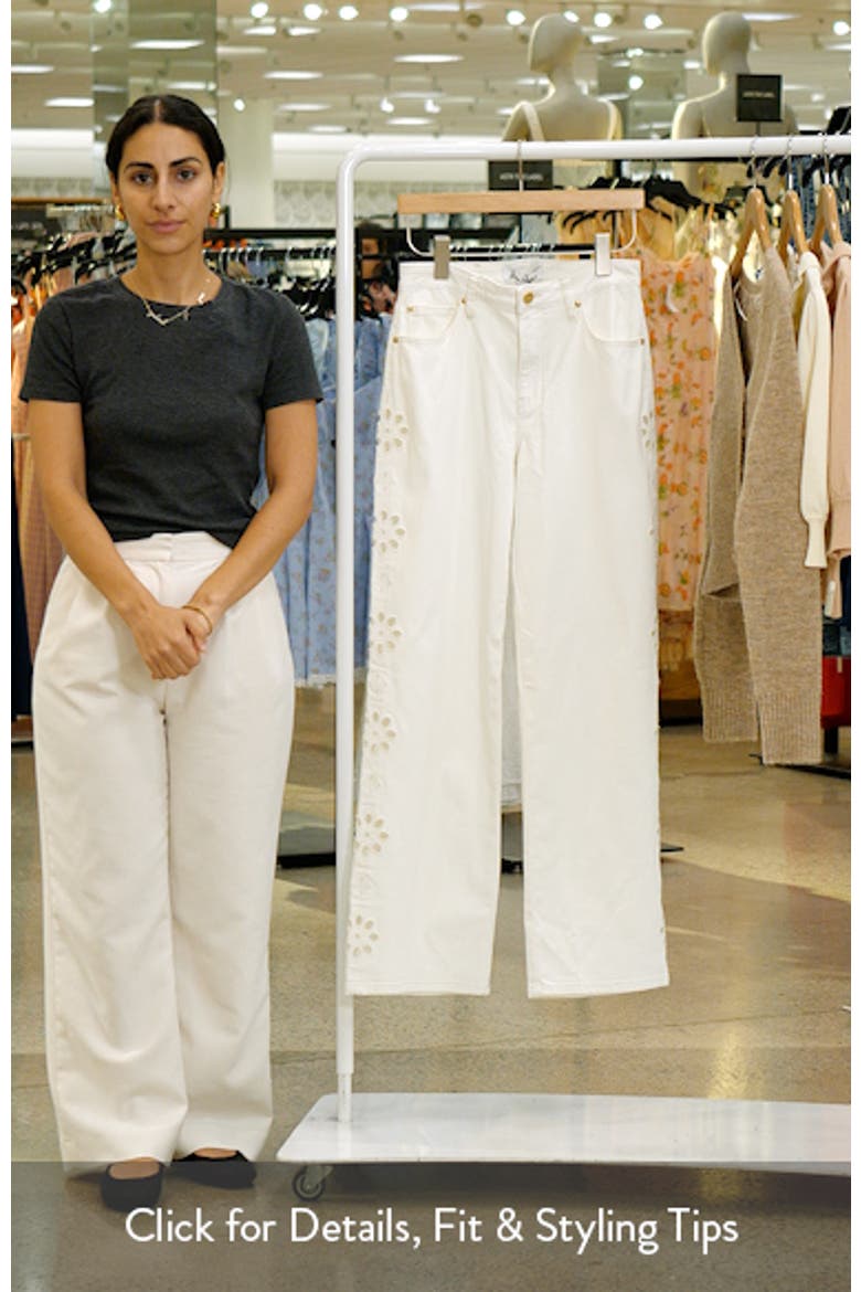 Cutout Wide Leg Jeans video