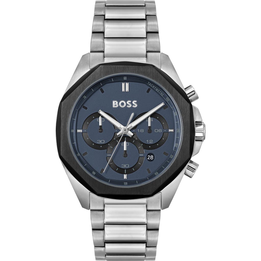 Hugo Boss Boss Cloud Bracelet Watch, 43mm In Blue