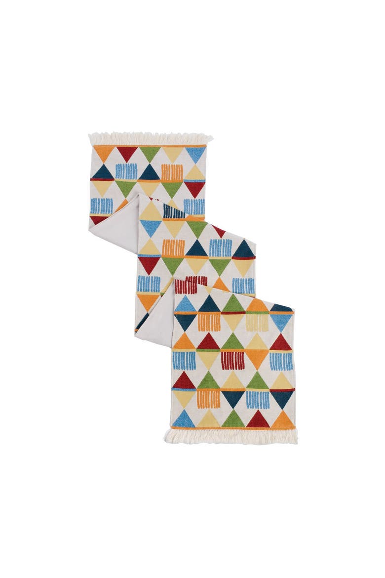 Vivid Primary Decorative Runner, Alternate, color, Multicolored