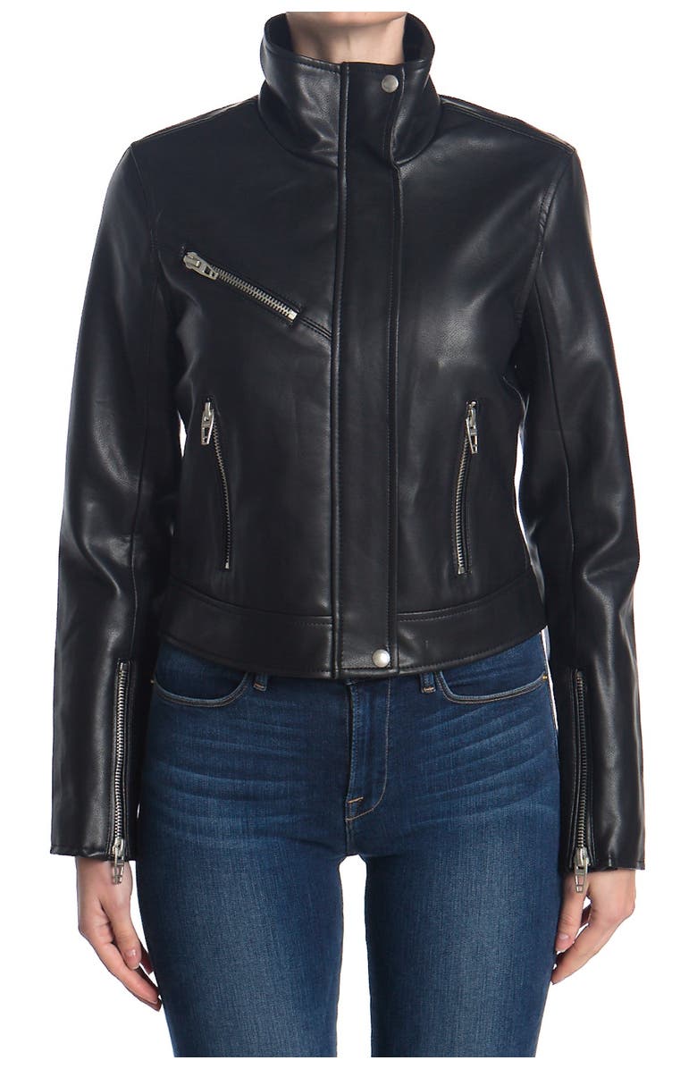 BLANKNYC Faux Leather Full Zip Moto Jacket, Alternate, color,