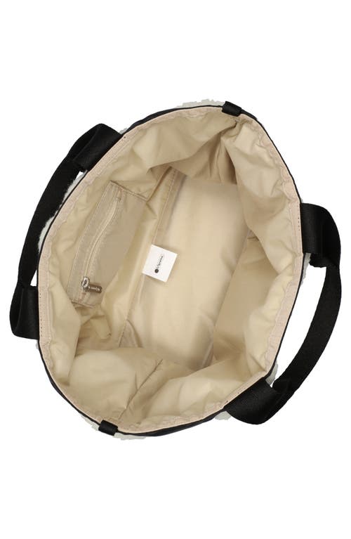 Lesportsac Faux Shearling Tote Bag In Neutral