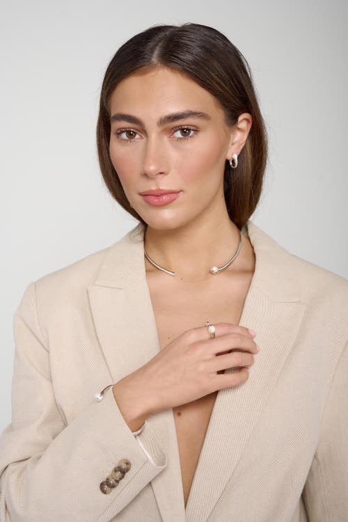 Tutti & Co Oceanic Necklace In Silver