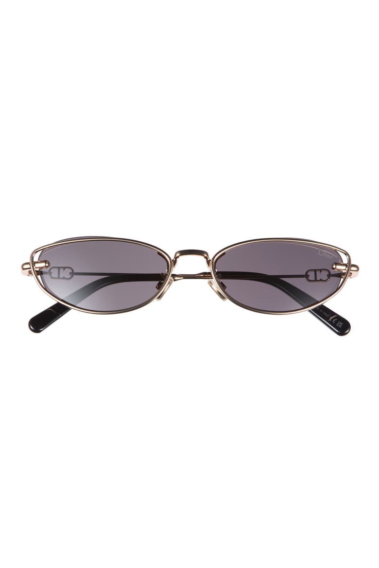 Petit CD B1U Cat Eye Sunglasses, Main, color, SHINY ROSE GOLD / SMOKE