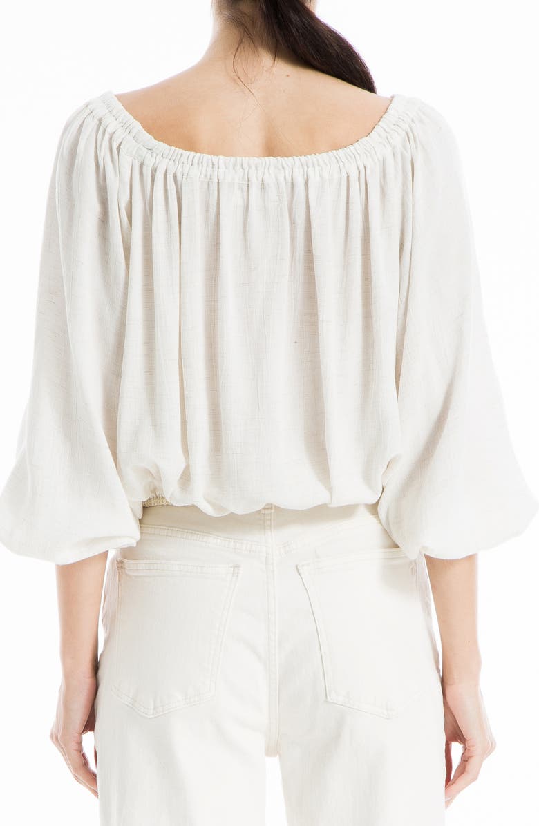MAX STUDIO Bubble Sleeve & Hem Blouse, Alternate, color, Natural As Sampled