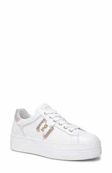 NeroGiardini Jewel Logo Platform Sneaker