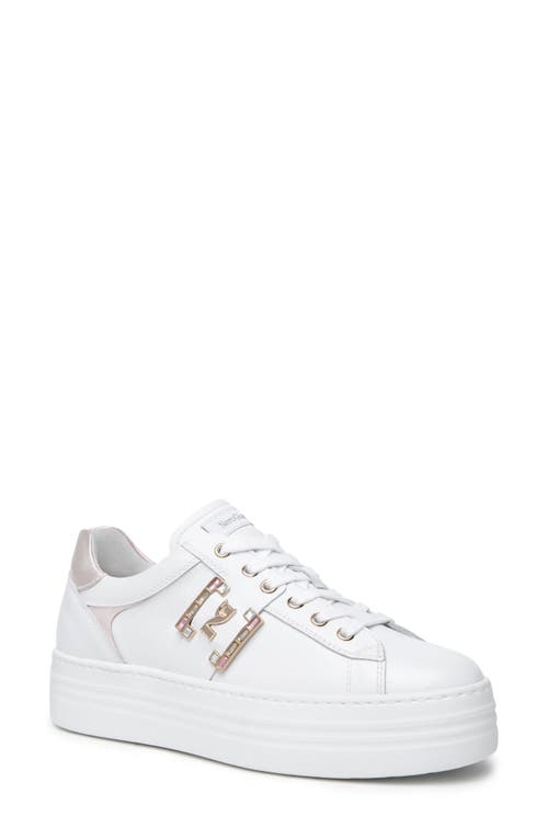 Nerogiardini Jewel Logo Platform Sneaker
