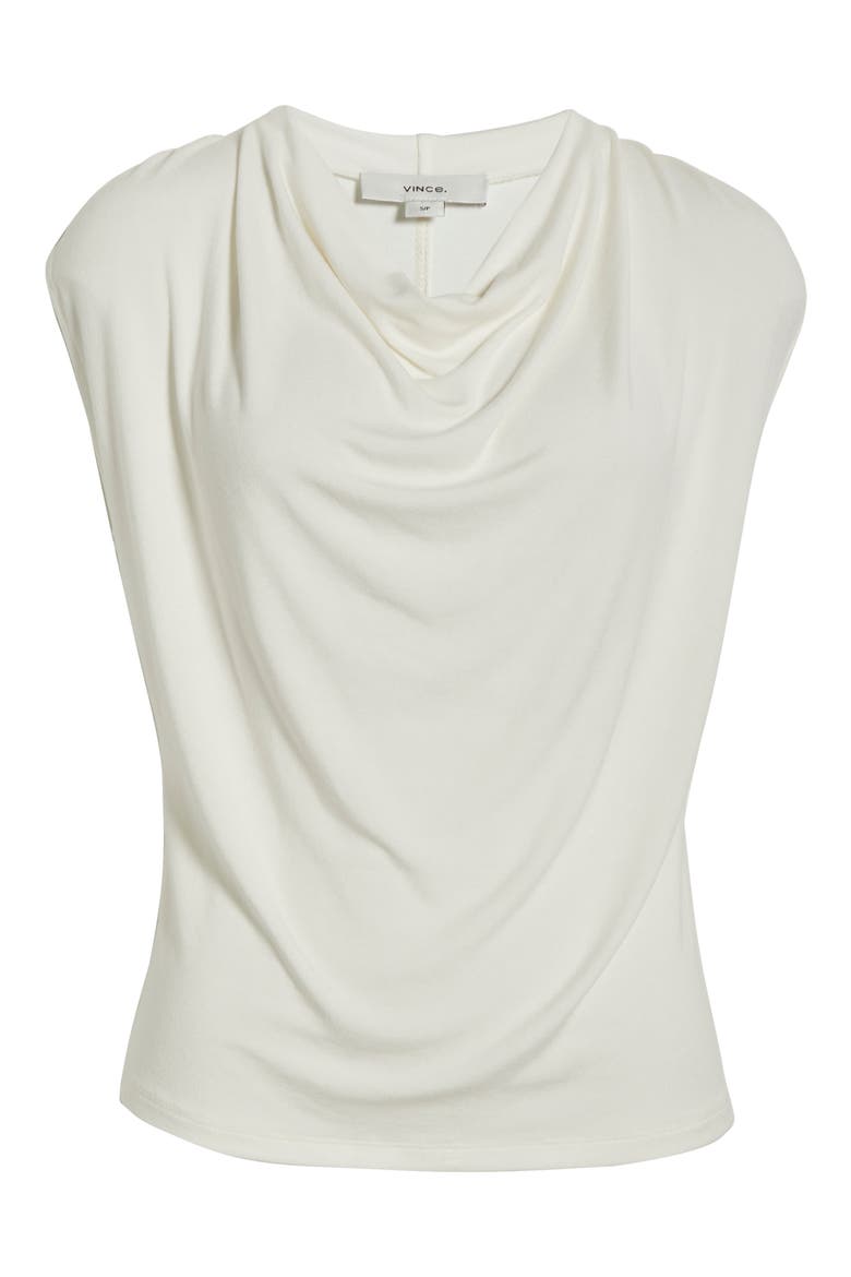 Cowl Neck Sleeveless Top, Alternate, color, GESSO