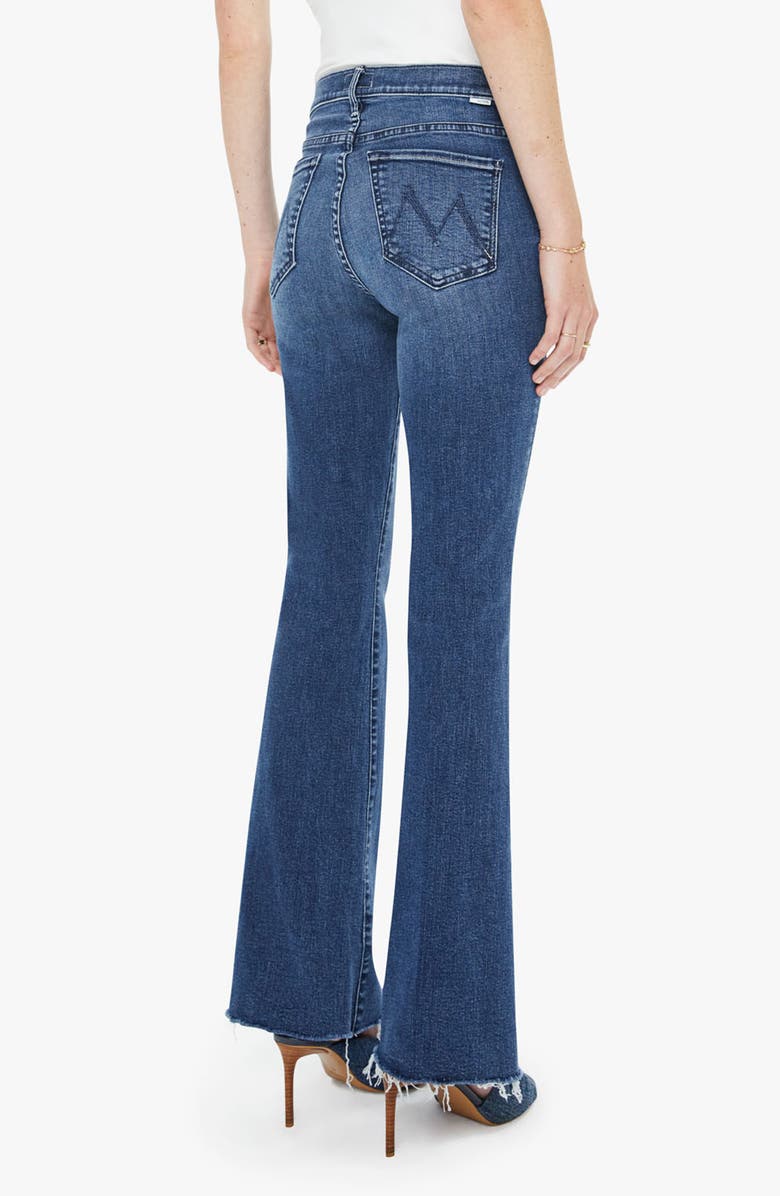 MOTHER Fray Hem Bootcut Jeans, Alternate, color, Fancy Meeting You Here