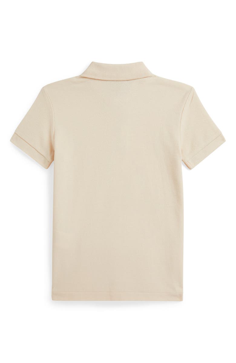 Polo Ralph Lauren Kids' Cotton Piqué Polo, Alternate, color, Winter Cream