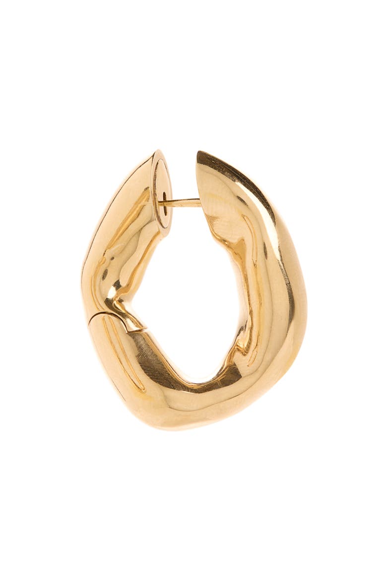 Eisa Hoop Earrings, Alternate, color, SHINY GOLD