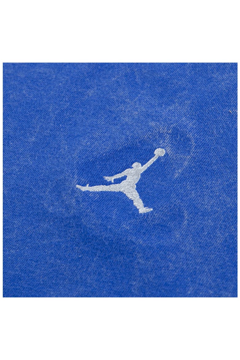 Kids' Jumpman Embroidered Cotton T-Shirt, Alternate, color, GAME ROYAL