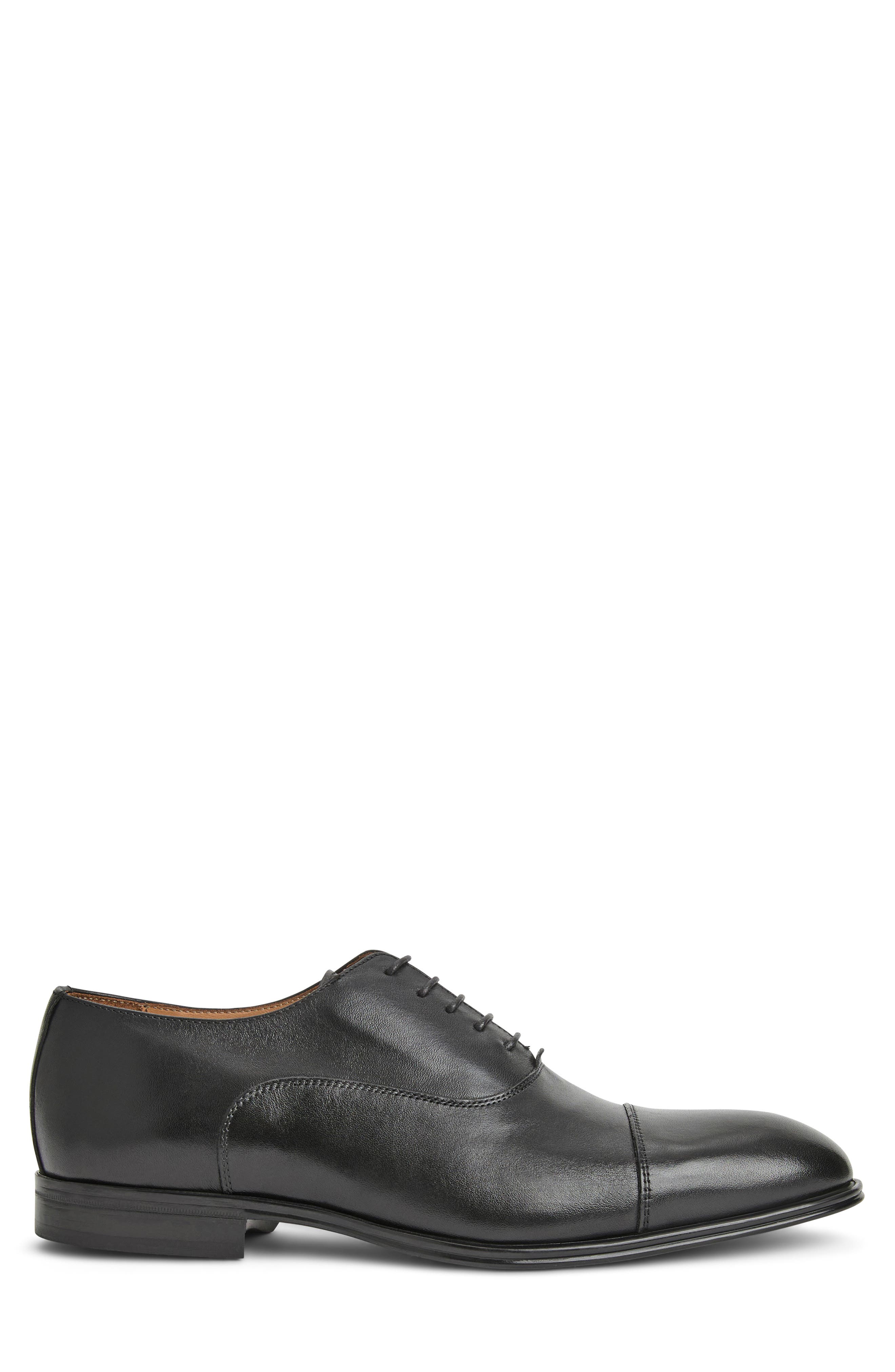 Bruno Magli Adriano Cap Toe Oxford, Alternate, color, Black