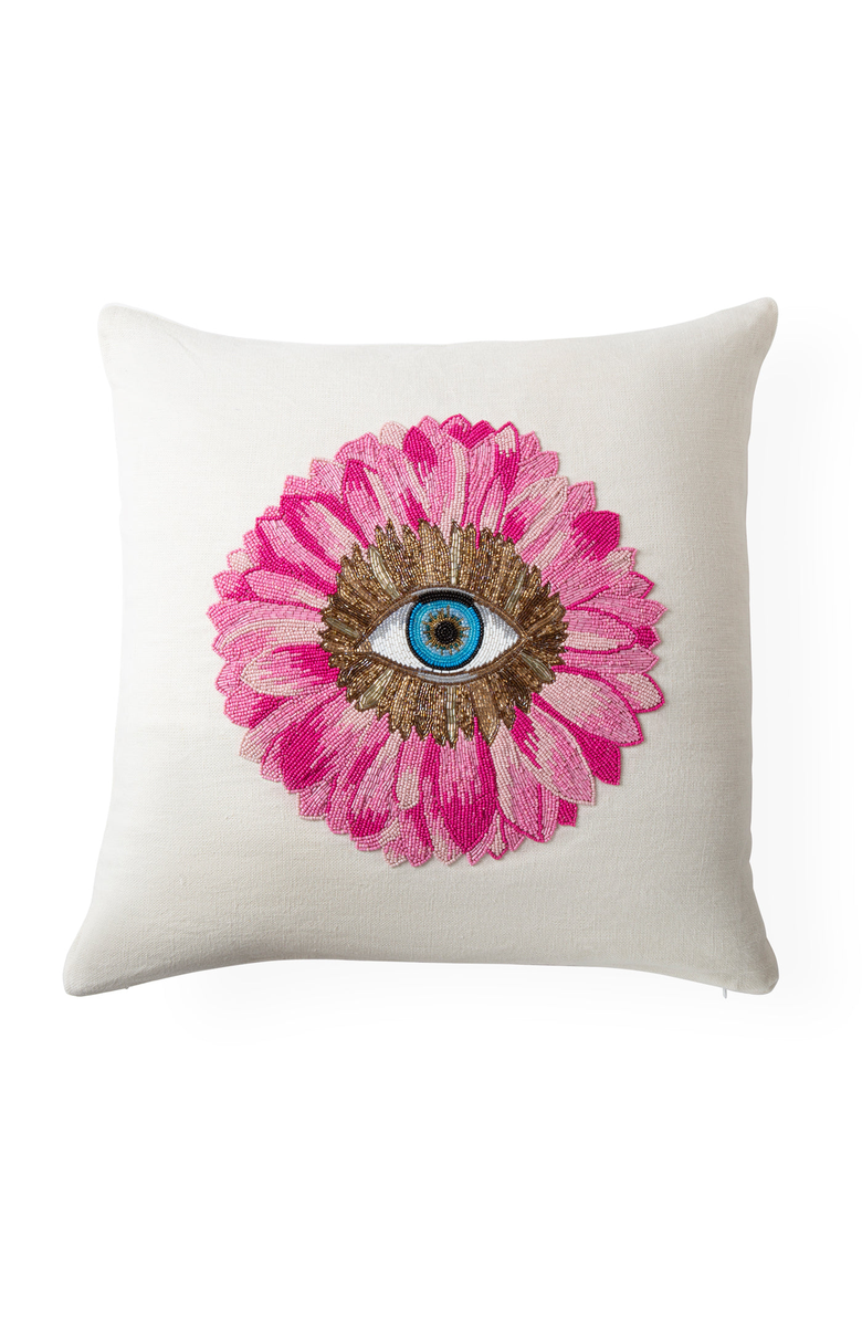 Jonathan Adler Petals Beaded Pillow, Main, color, 